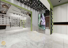 پروژه طراحی داخلی فروشگاه کفش در شیخ صدوق اصفهان
